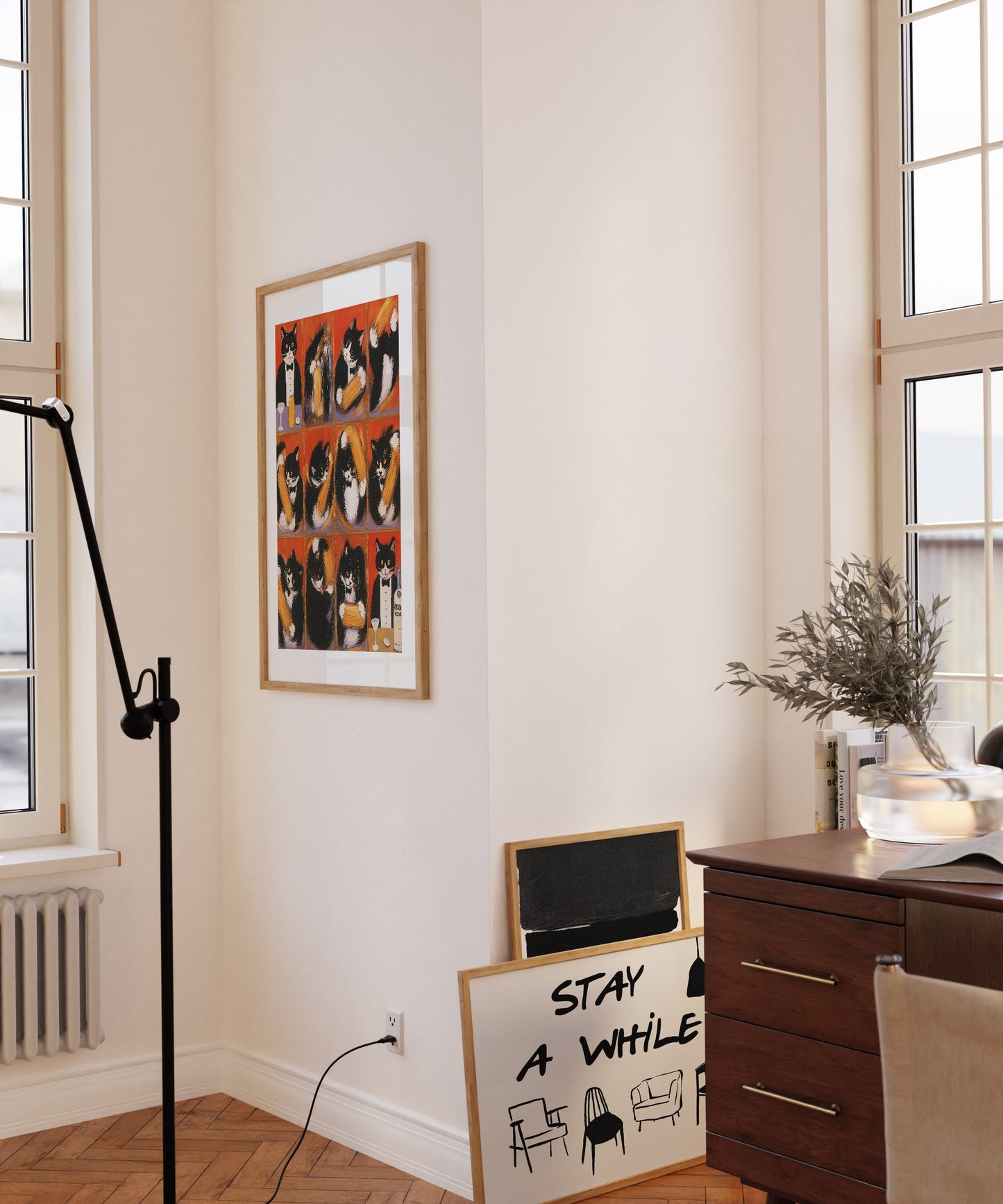 Tuxedo Cat Bartender