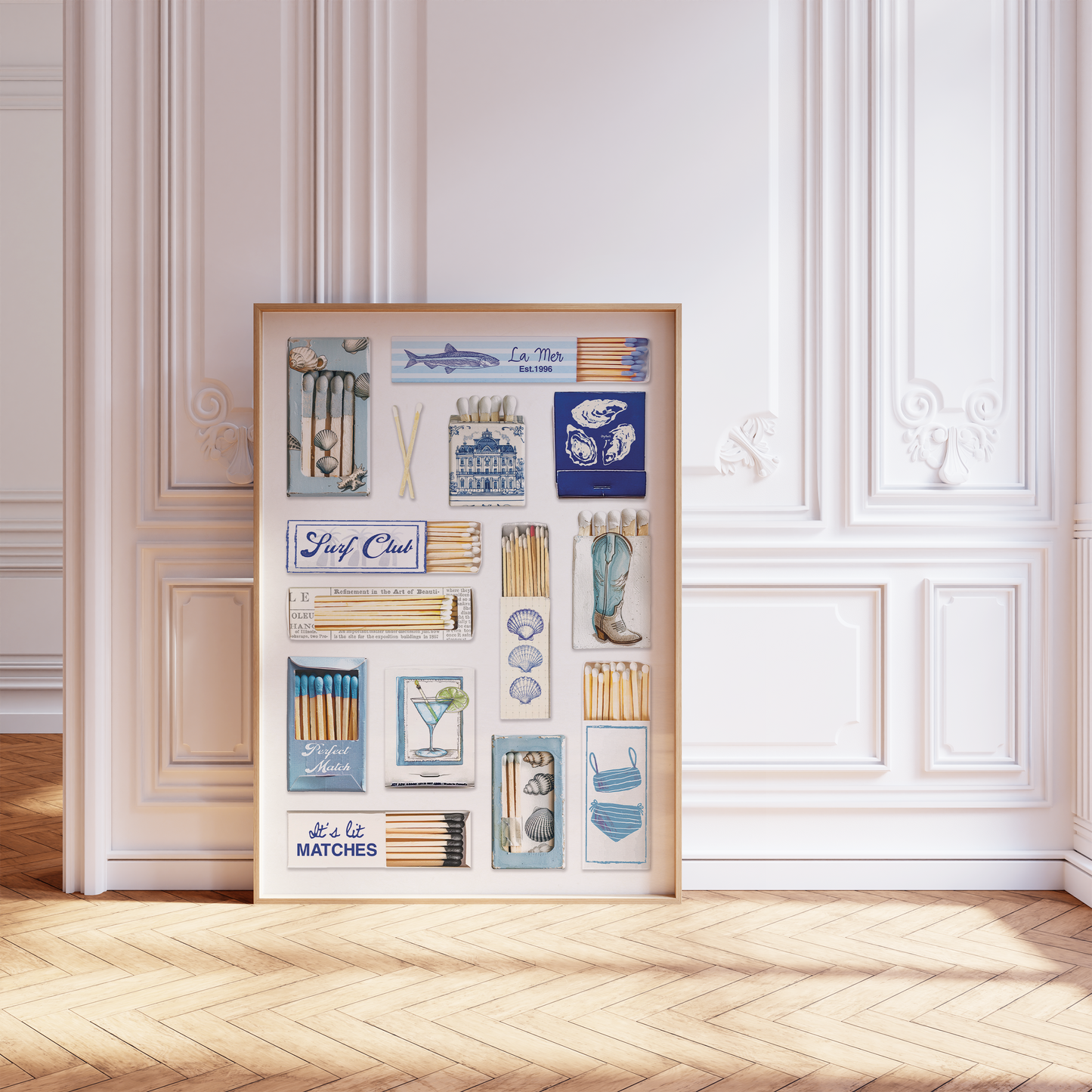 Blue Matchbox Collection