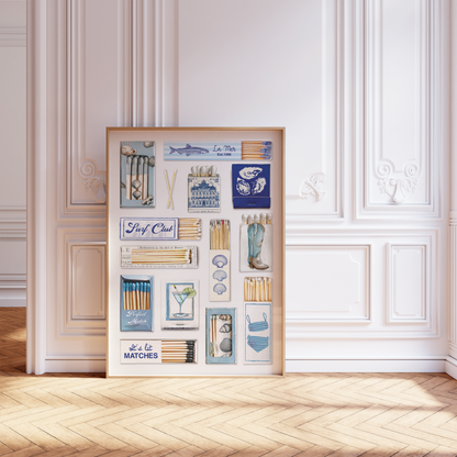 Blue Matchbox Collection