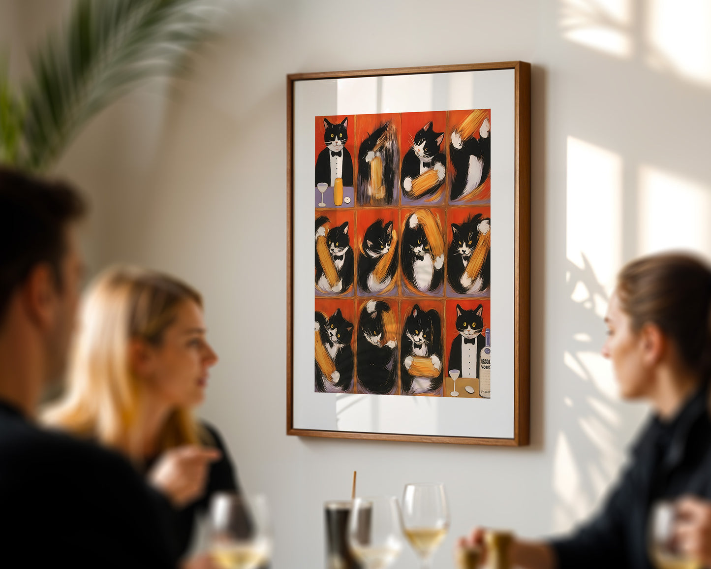 Tuxedo Cat Bartender