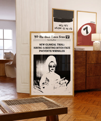 Resting B Face Prevents Wrinkles