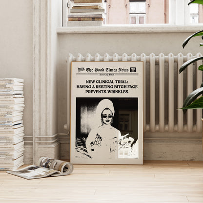 Resting B Face Prevents Wrinkles