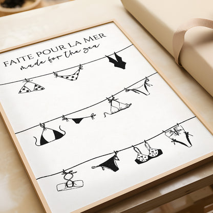 Faite Pour La Mer, Black & White