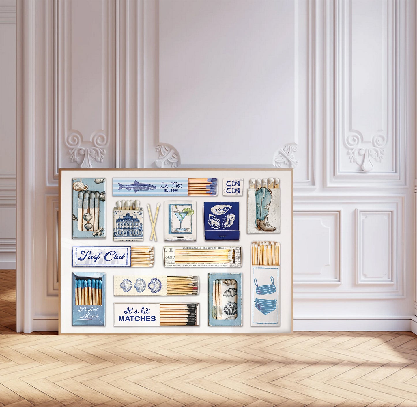 Blue Matchbox Collection, Landscape Edition