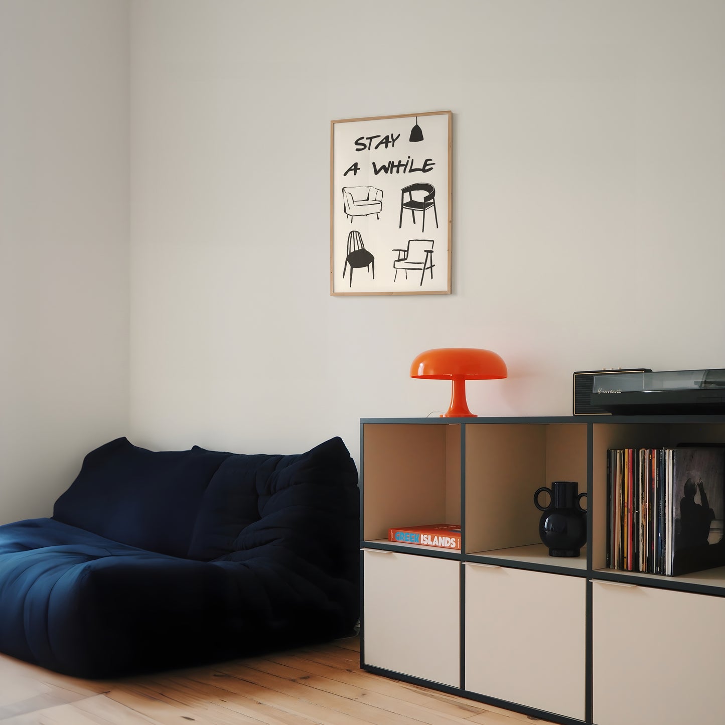 Stay A While, Black & White