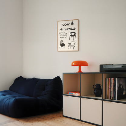 Stay A While, Black & White