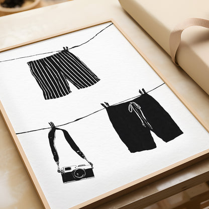 Beachwear and Digital Camera, Men Edition